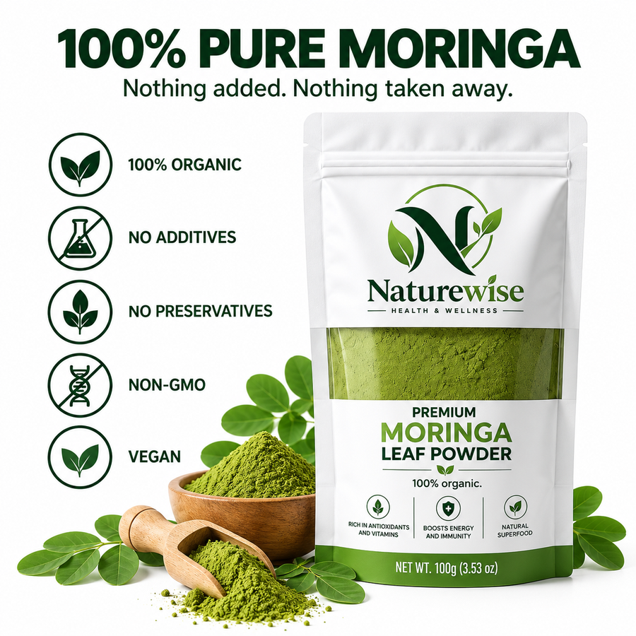 Organic Moringa Leaf Powder For Overall Health Improvement