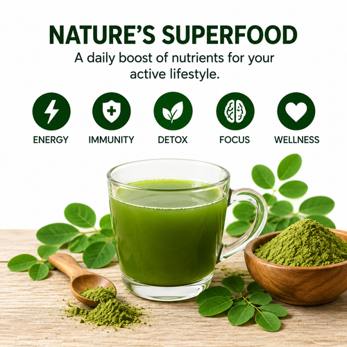 Organic Moringa Leaf Powder For Overall Health Improvement